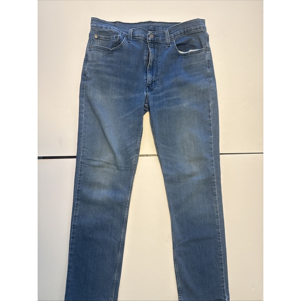 Levi's 514 Straight Leg Jeans Men's W36 L34 Blue‎ Denim Mid Rise Classic Fit
